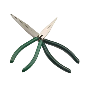 Needle pliers for warp knitting machine parts