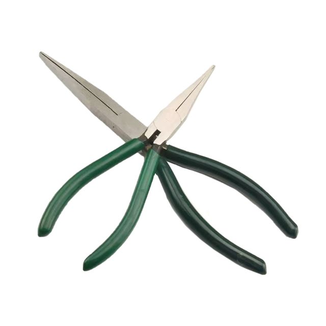 Needle pliers for warp knitting machine parts