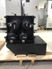 High-precision electronic traverse device for warp knitting machines