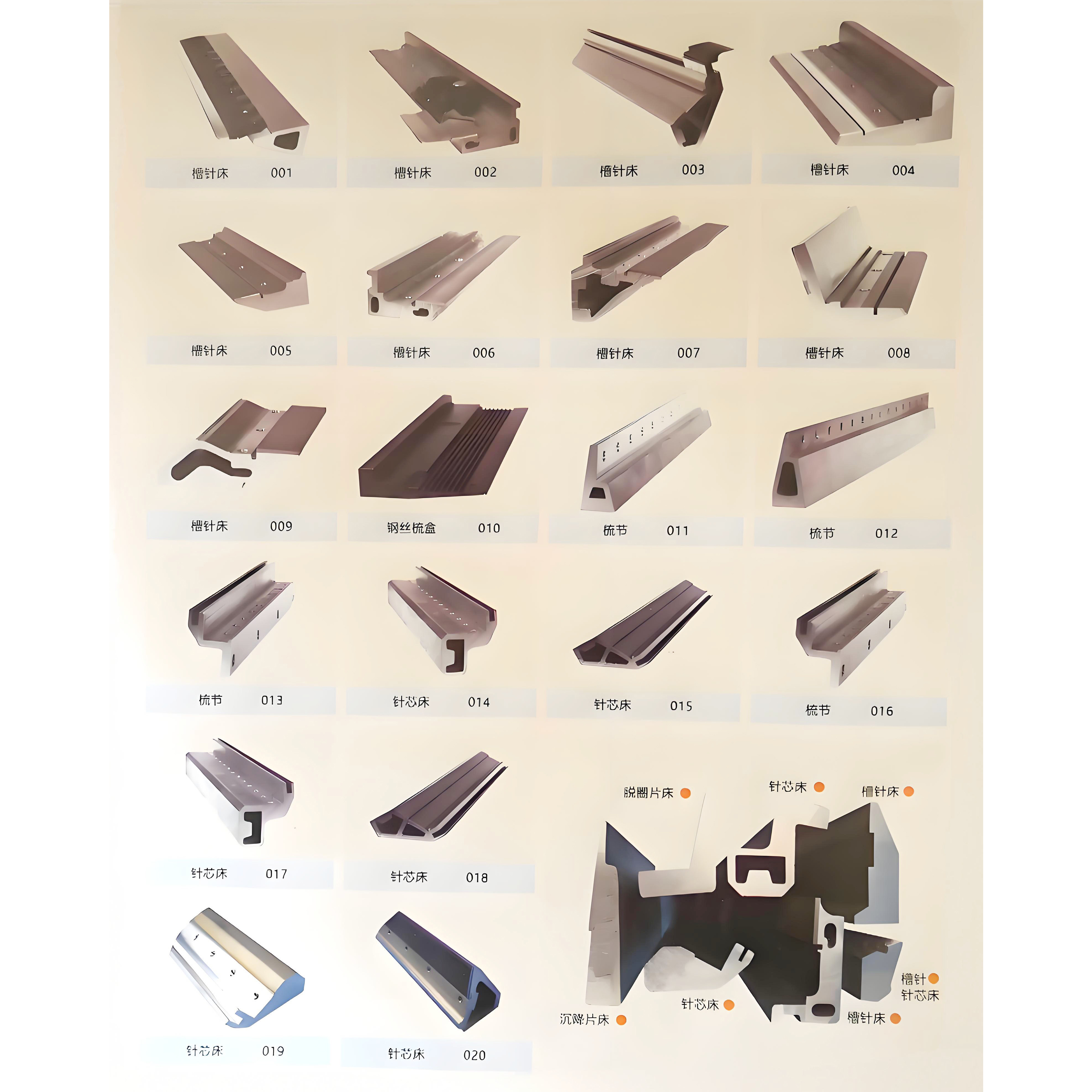 High-performance needle bed for warp knitting machines in textile production