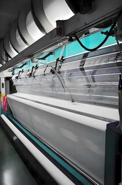 Warp knitting machines for technical textiles